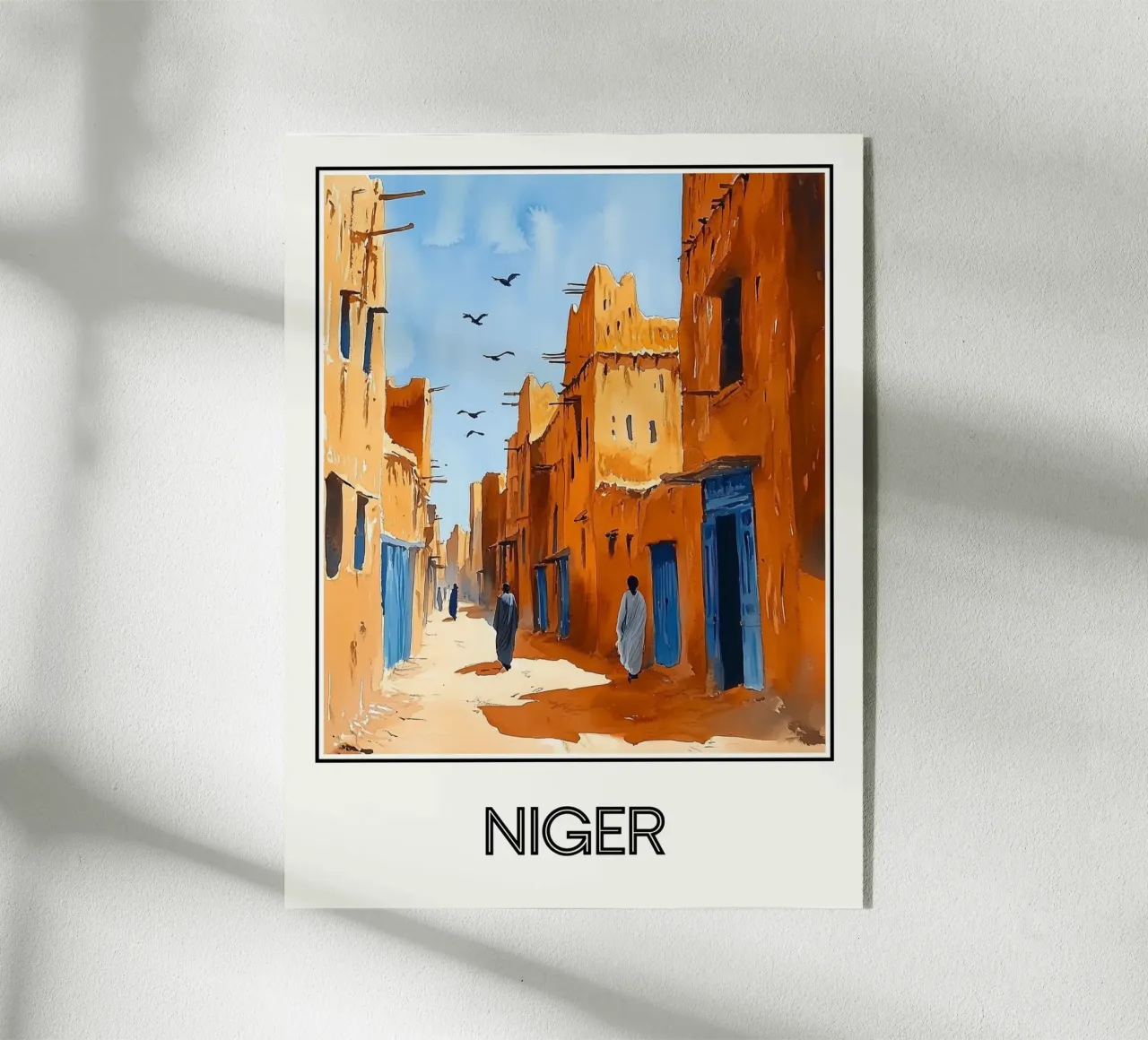 Affiche Niger plexiglass da Frame the World