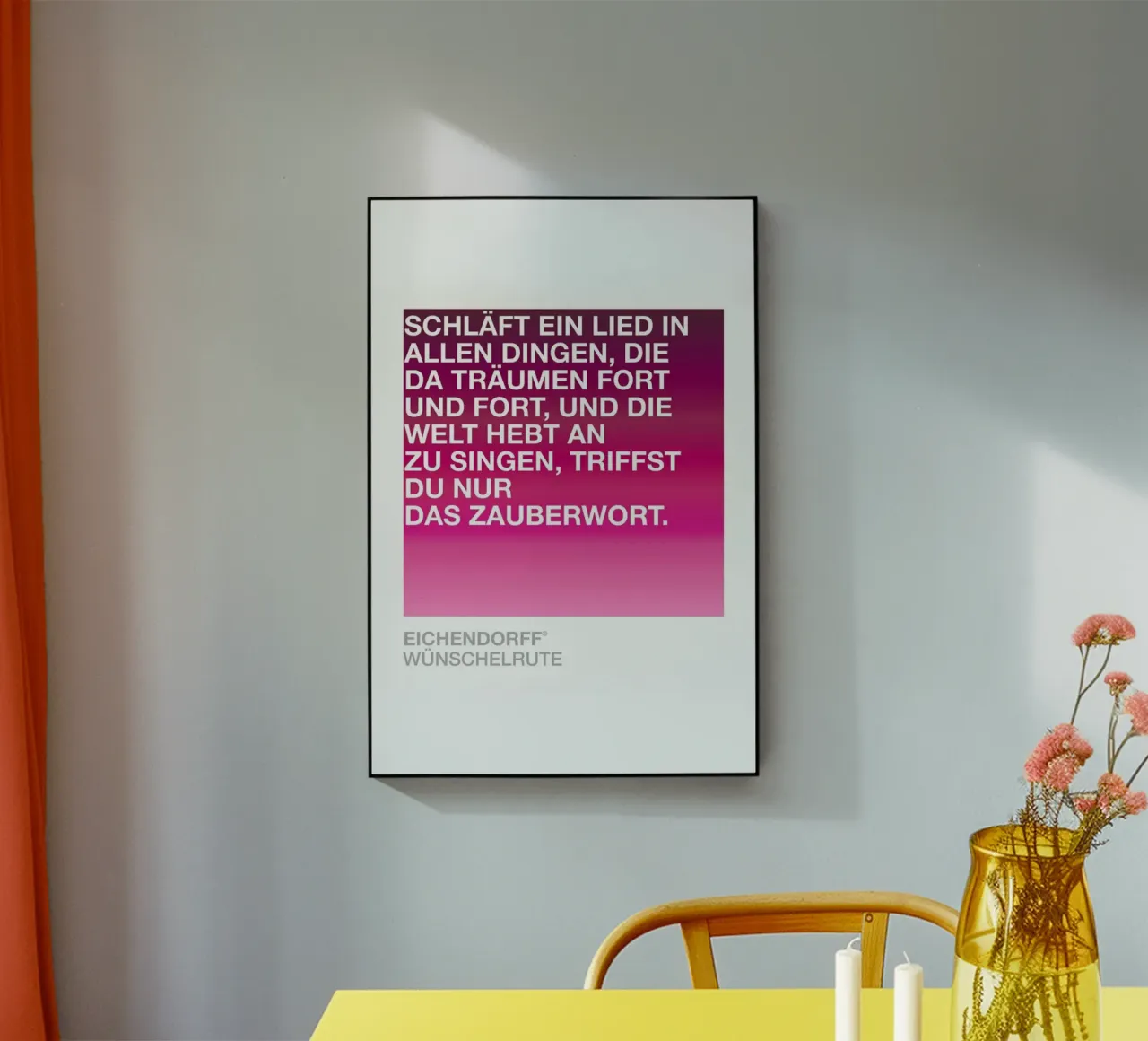 Wünschelrute plexiglass da UN-TYPISCH