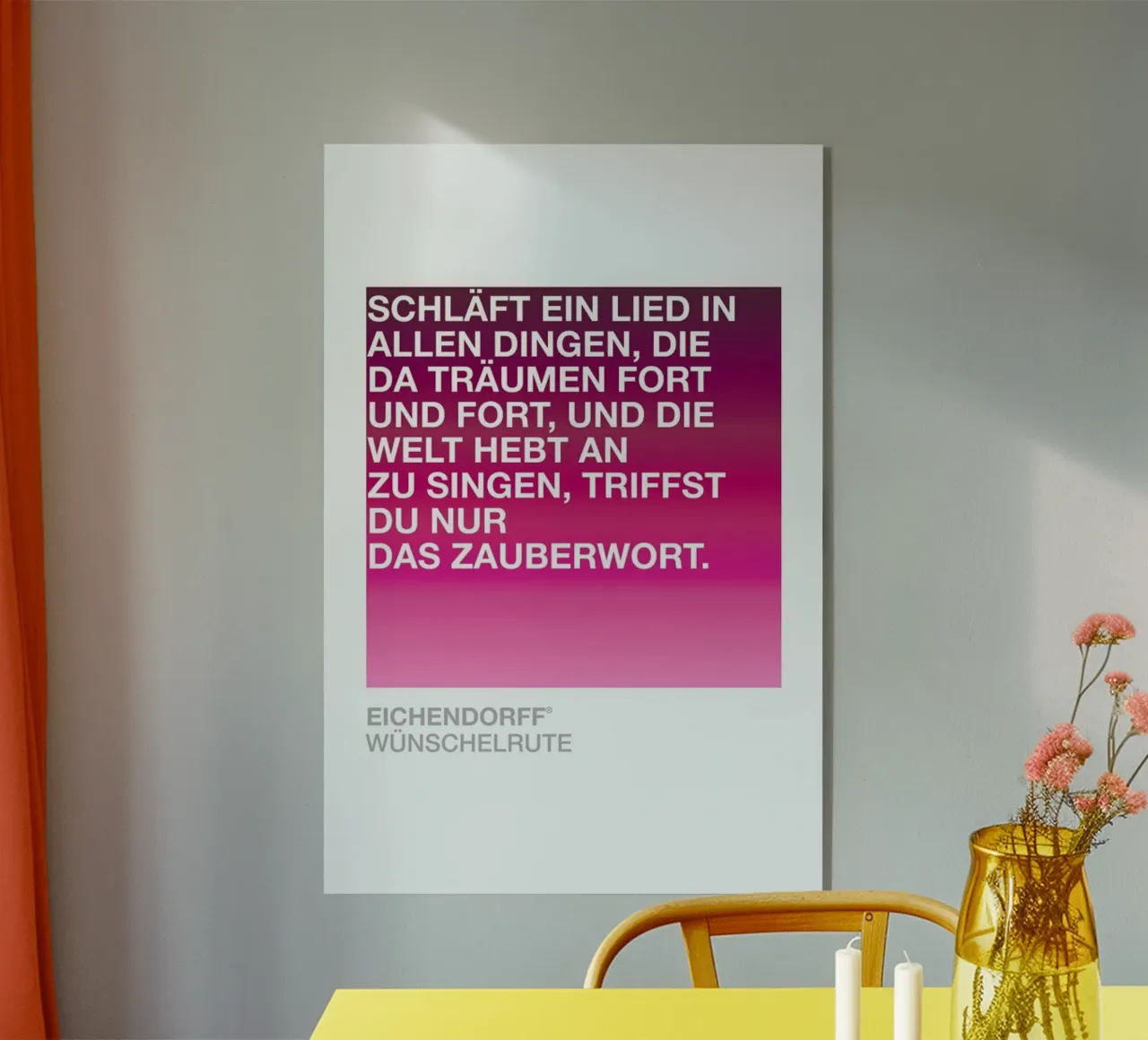 Wünschelrute plexiglass da UN-TYPISCH