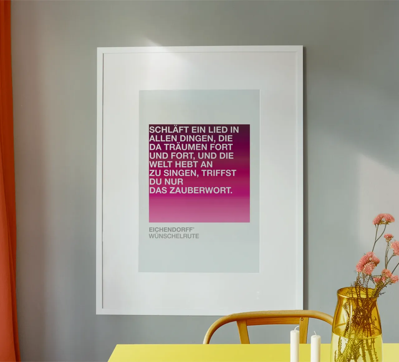 Wünschelrute poster da UN-TYPISCH