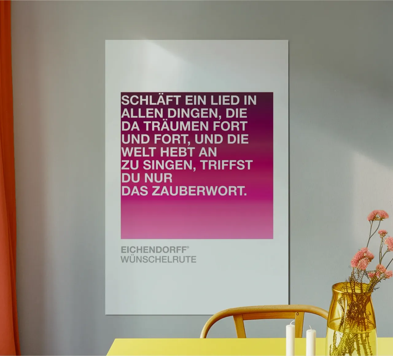 Wünschelrute poster da UN-TYPISCH