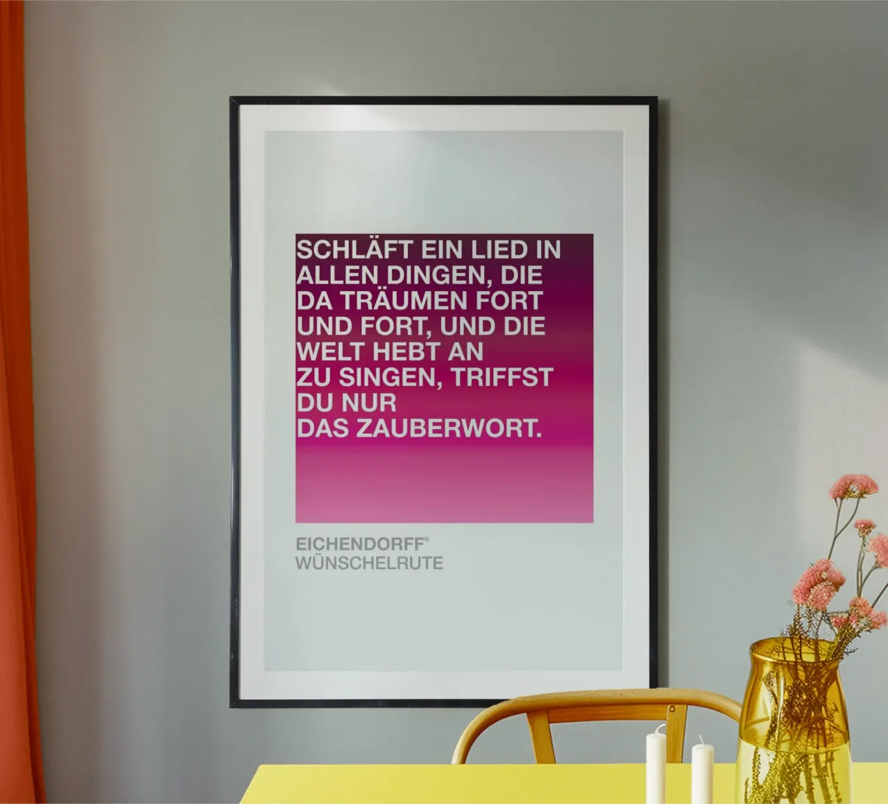 Wünschelrute poster da UN-TYPISCH