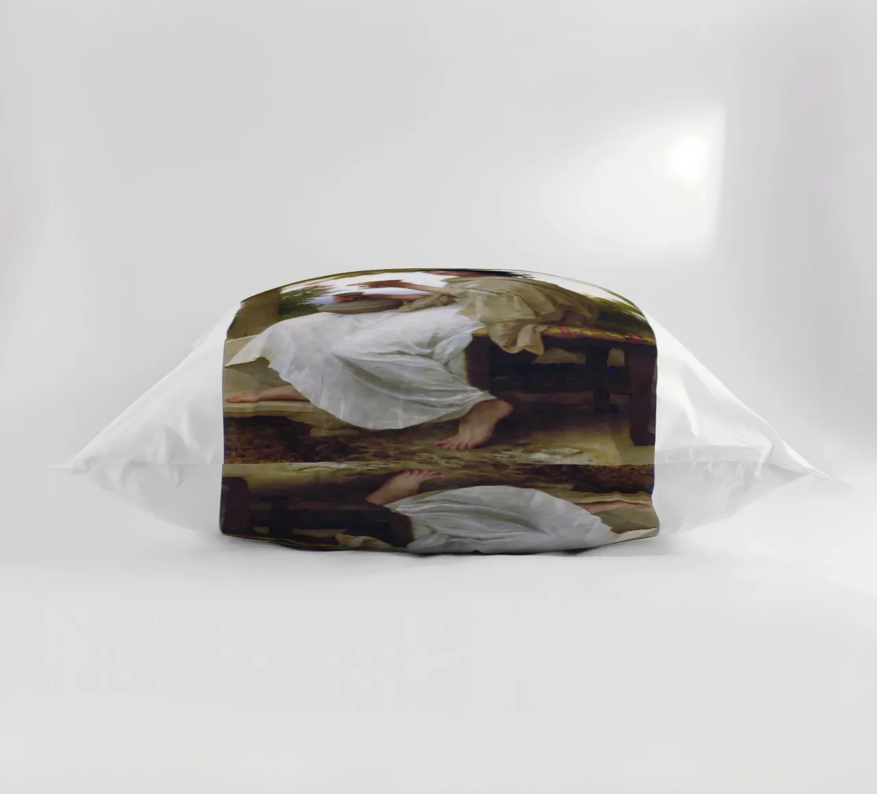 William-Adolphe Bouguereau - Bacchante decorative cushion by Timeless Artworks