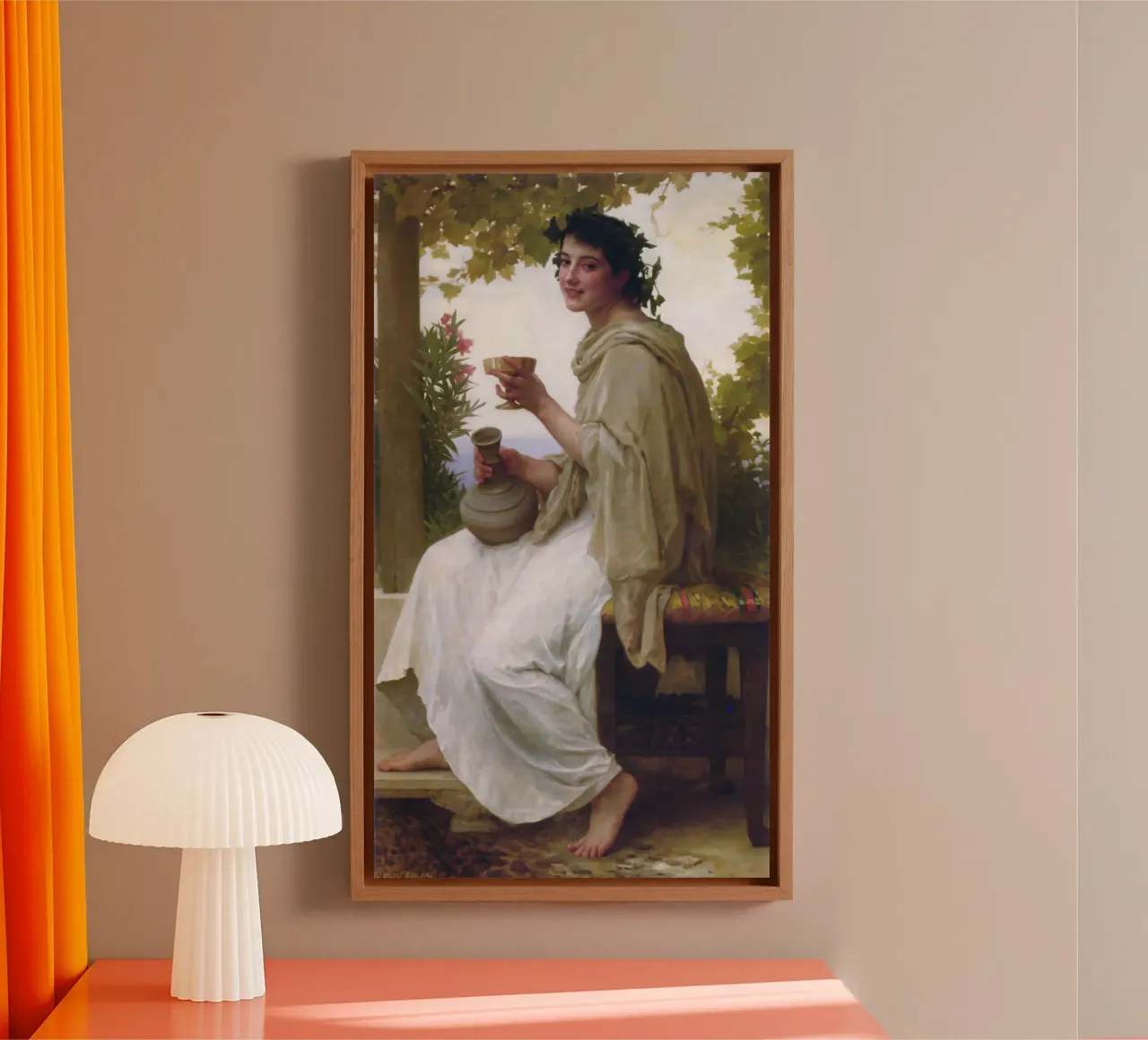 William-Adolphe Bouguereau - Bacchante canvas by Timeless Artworks