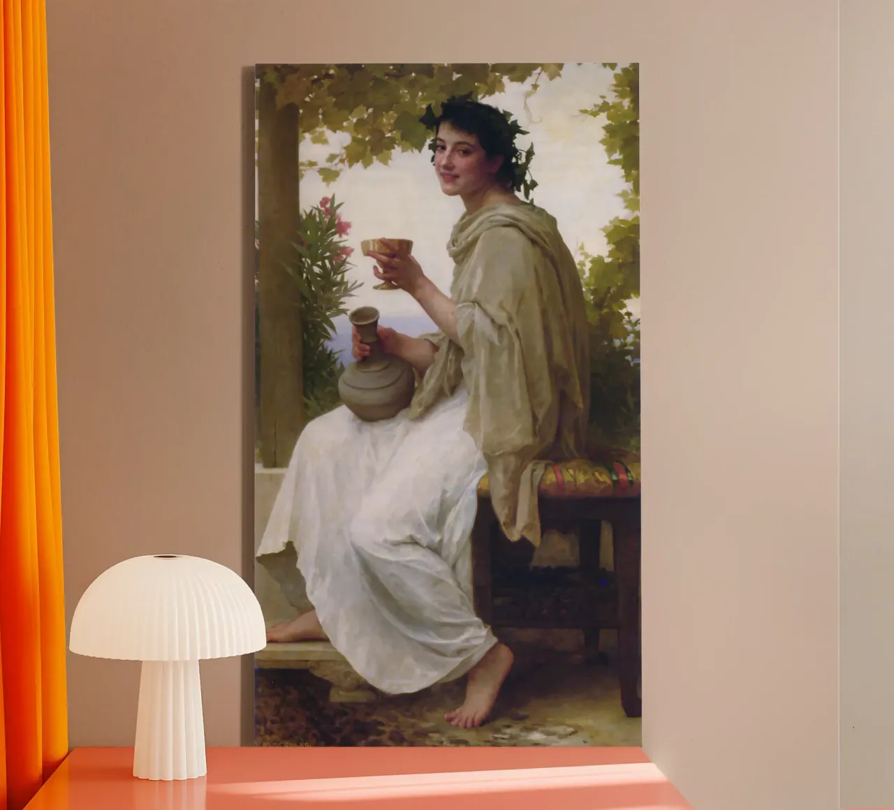 William-Adolphe Bouguereau - Bacchante canvas by Timeless Artworks