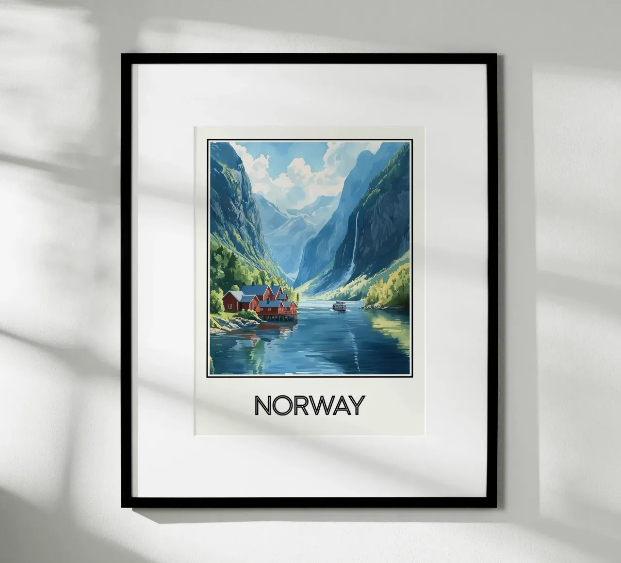 Norvegia poster da Frame the World
