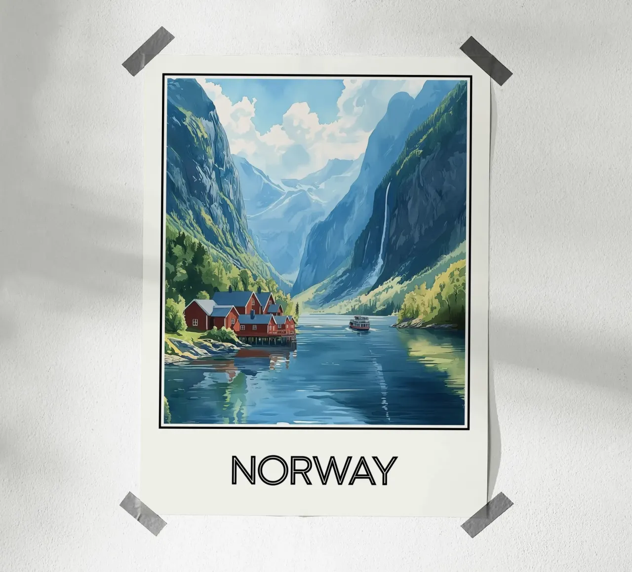 Norvegia poster da Frame the World