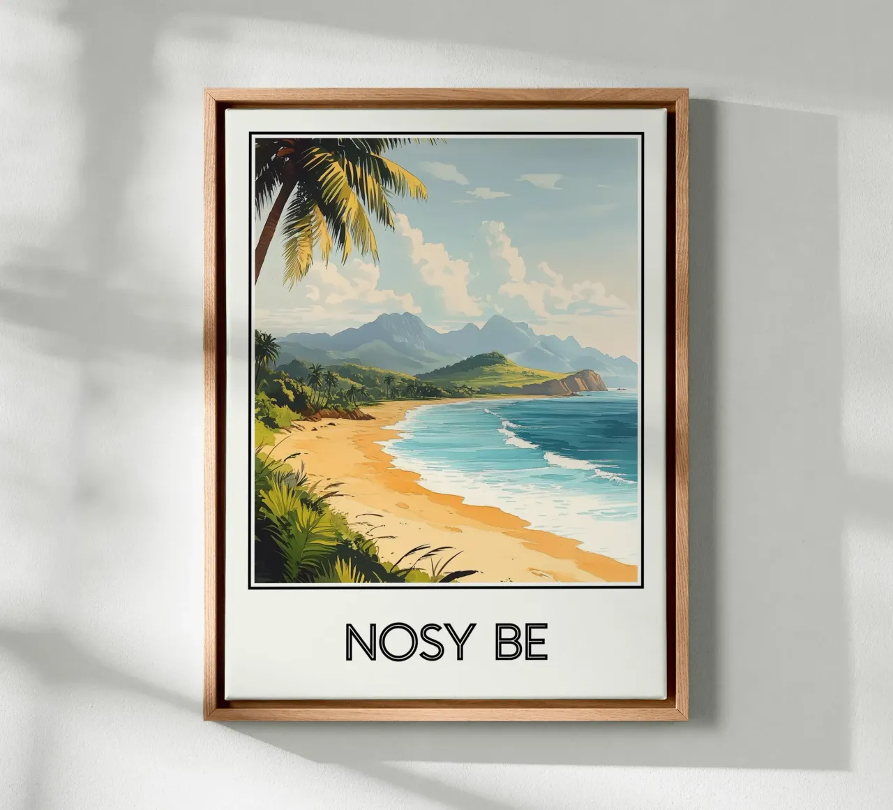 Ficcanaso tela con Cornice a cassetta da Frame the World
