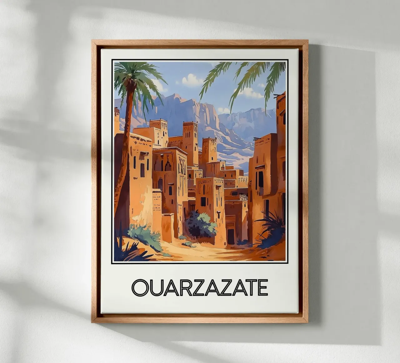 Ouarzazate tela con Cornice a cassetta da Frame the World