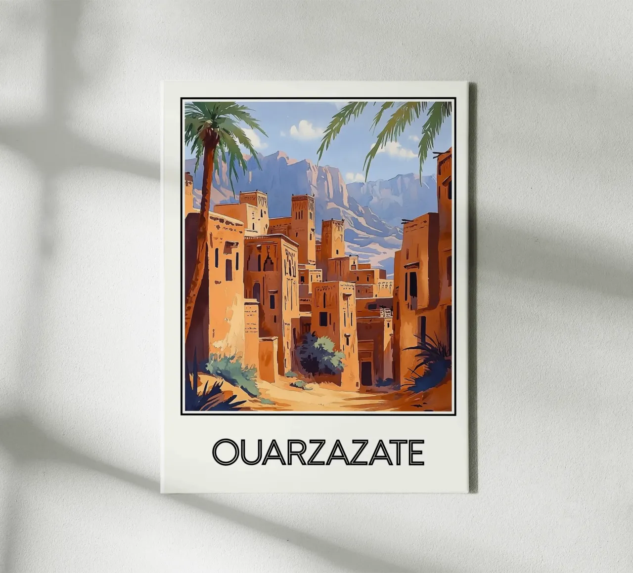 Ouarzazate tela con Cornice a cassetta da Frame the World