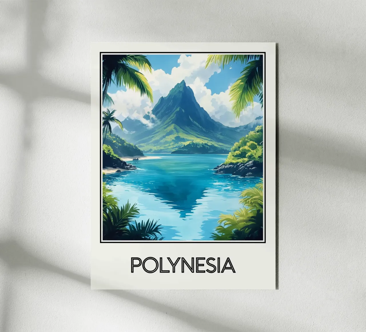 Polinesia alluminio dibond da Frame the World