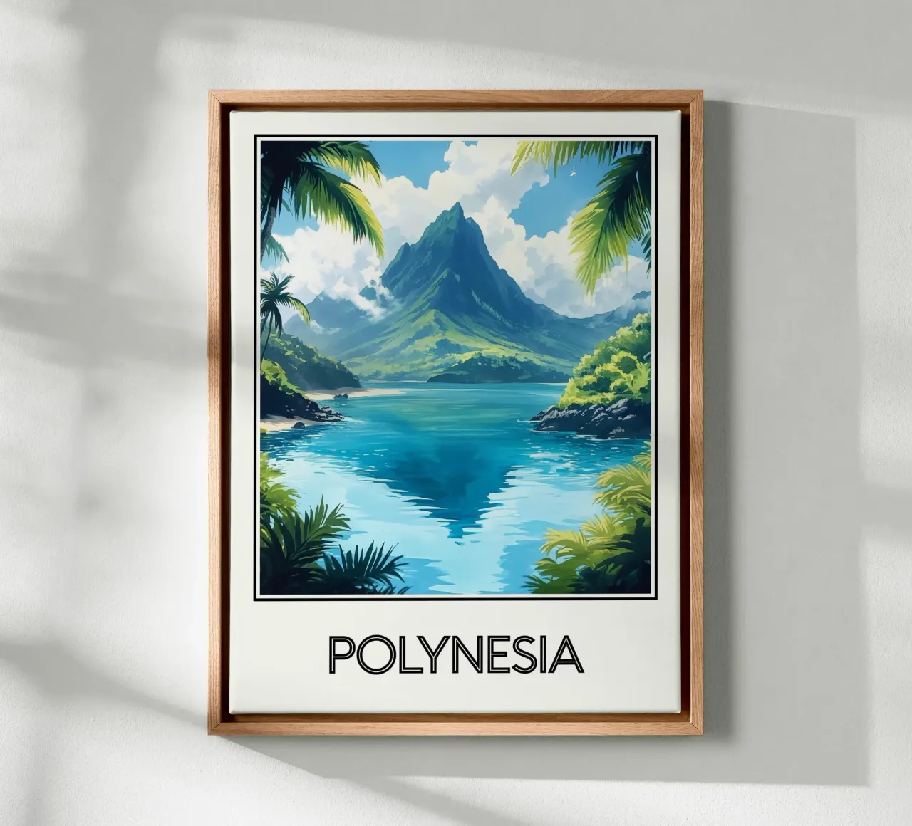 Polynesia canvas by Frame the World