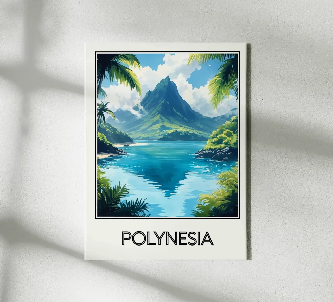 Polynesia canvas by Frame the World
