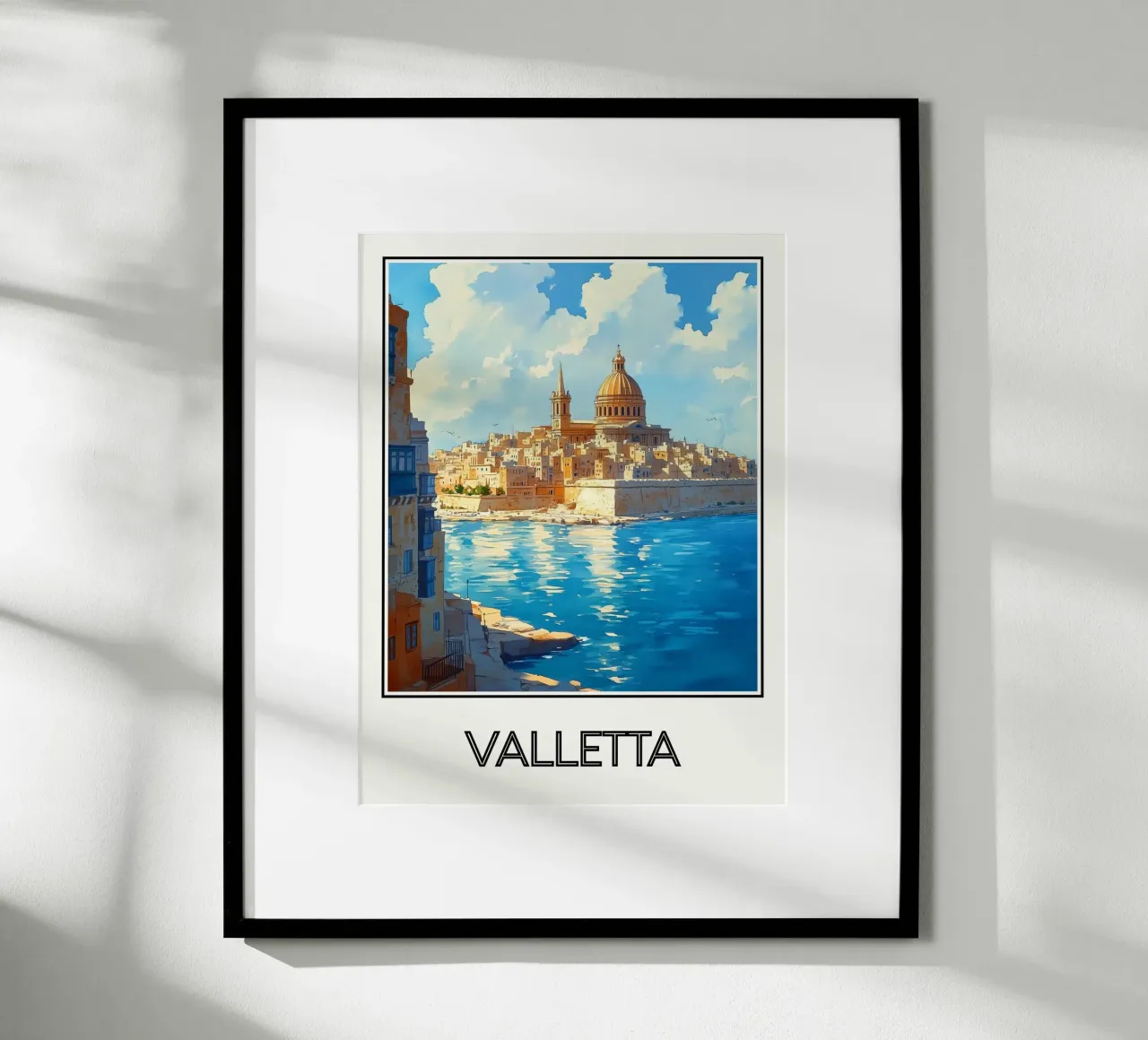 La Valette poster da Frame the World