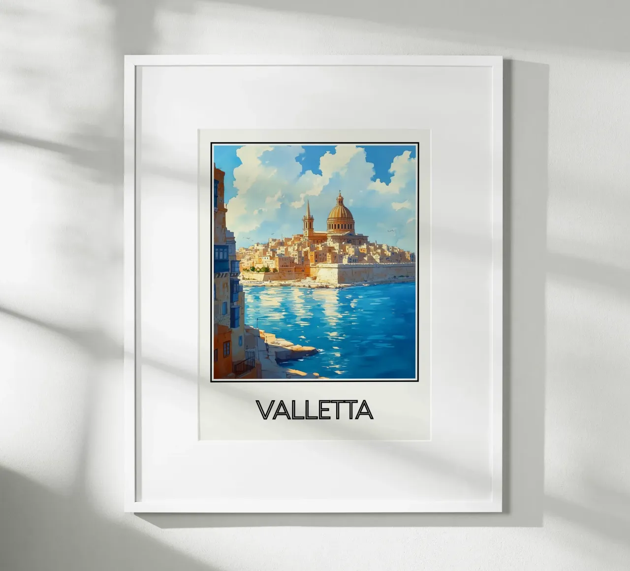 La Valette poster da Frame the World