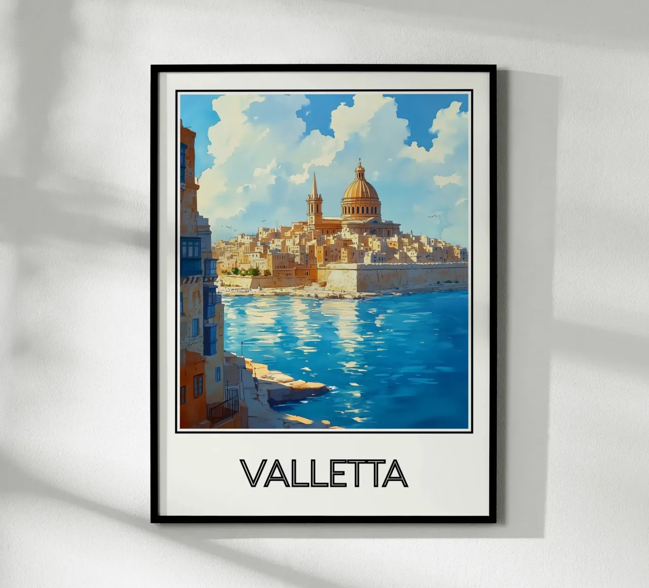 La Valette poster da Frame the World