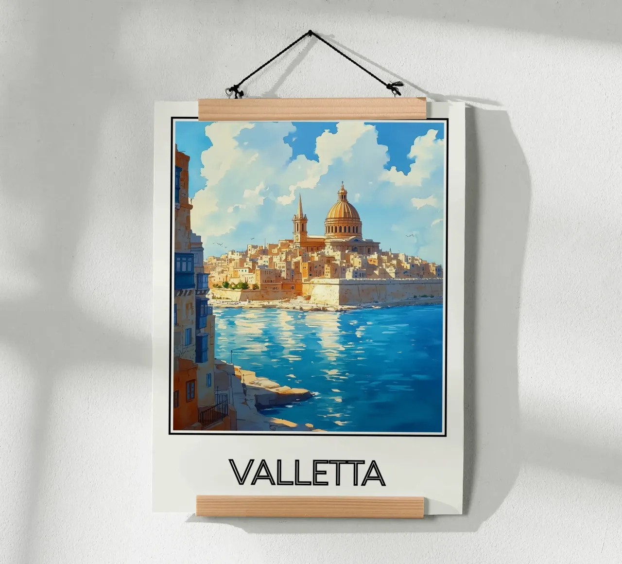 La Valette poster da Frame the World