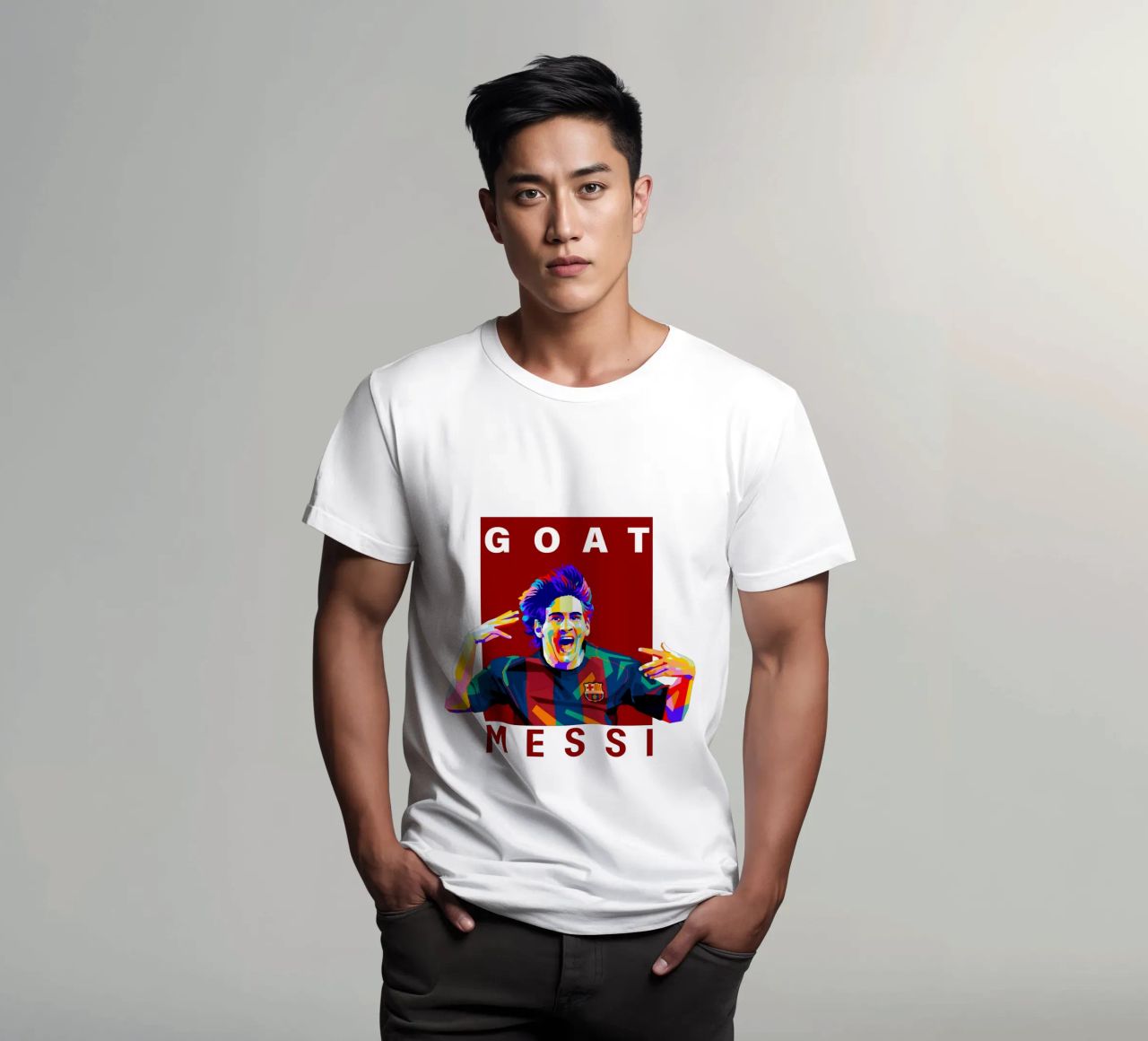 Lionel Messi Barcelona T-Shirt von WPAP MALANG