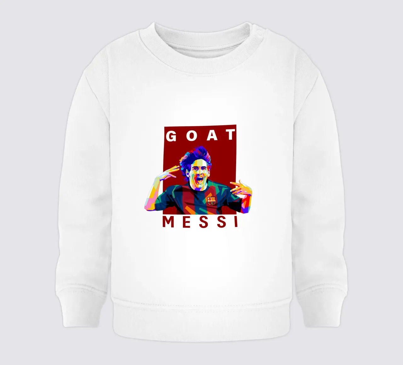 Lionel Messi Barcelona baby sweatshirt by WPAP MALANG