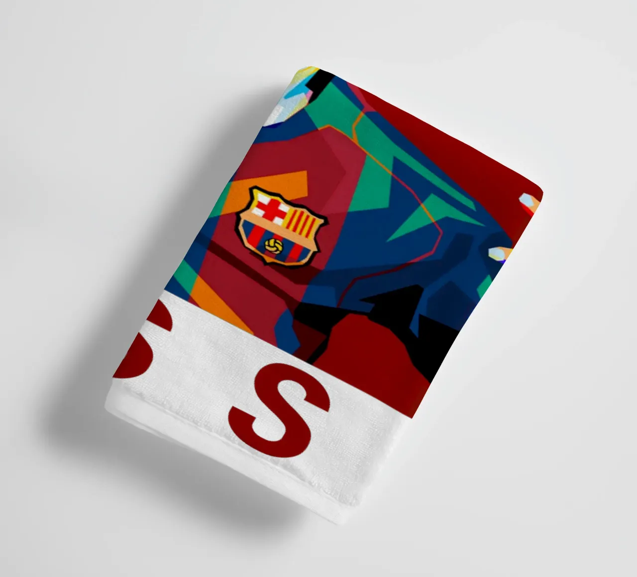 Lionel Messi Barcelona towel by WPAP MALANG