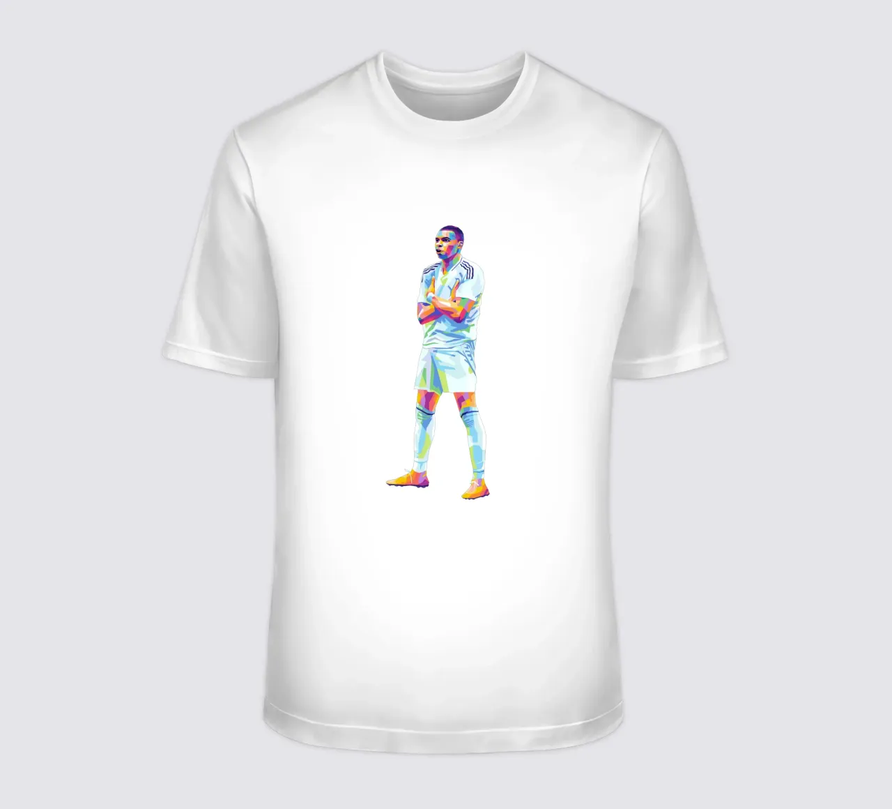 mBappe Player Real Madrid t-shirt by WPAP MALANG