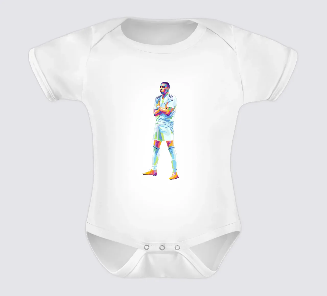 Giocatore mBappe Real Madrid body neonato maniche corte da WPAP MALANG