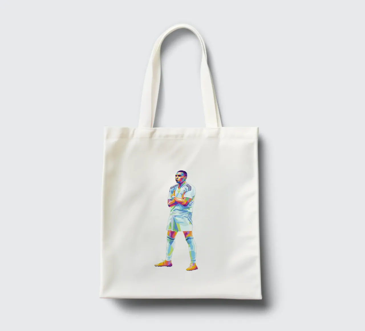 Giocatore mBappe Real Madrid borsa in juta da WPAP MALANG