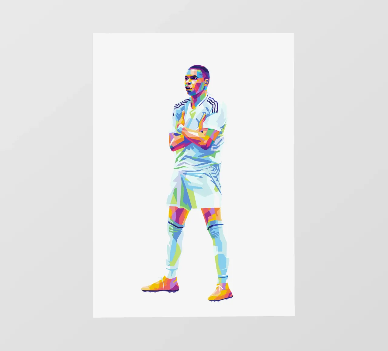 mBappe Player Real Madrid photo wallpaper by WPAP MALANG