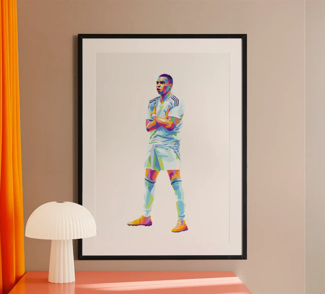 mBappe Player Real Madrid hahnemühle de WPAP MALANG