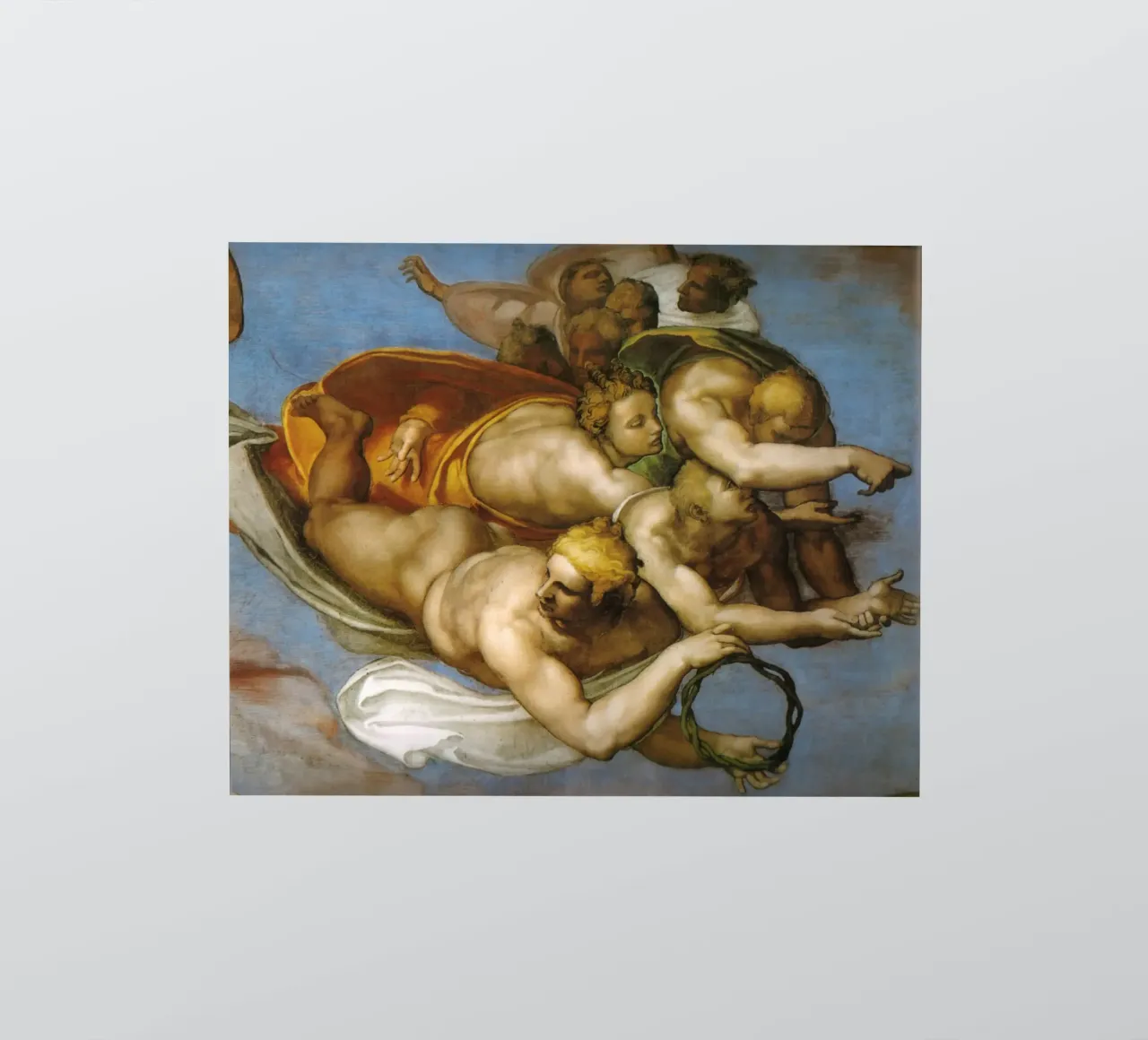 Michelangelo - Last Judgment sticker by Timeless Artworks