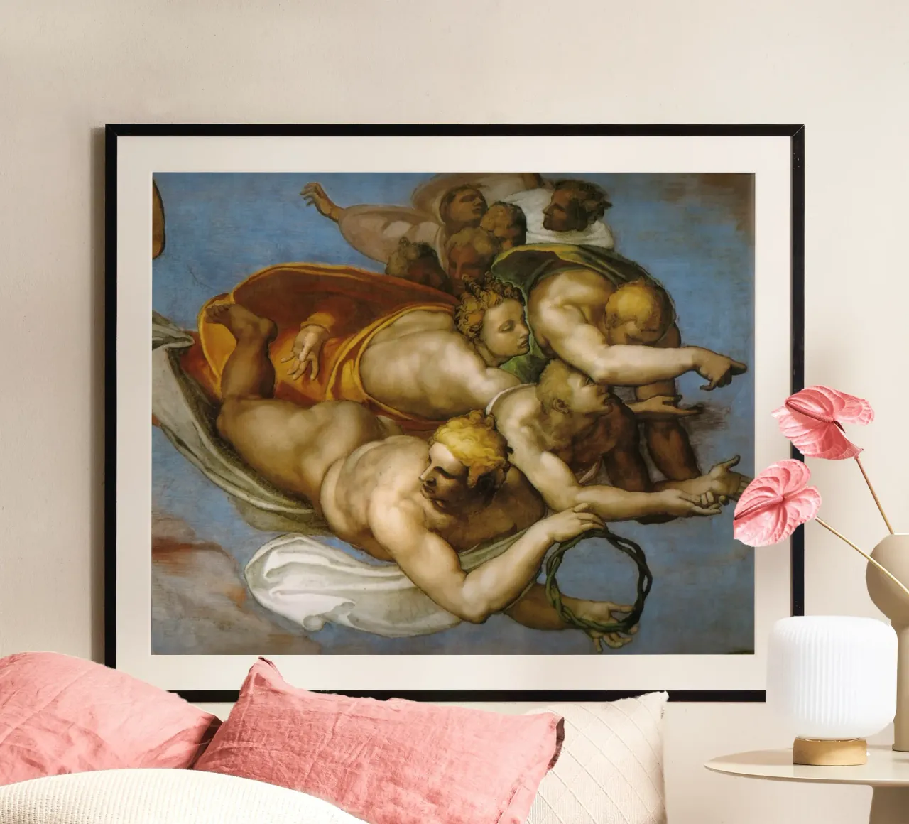 Michelangelo - Giudizio Universale carta hahnemühle da Timeless Artworks