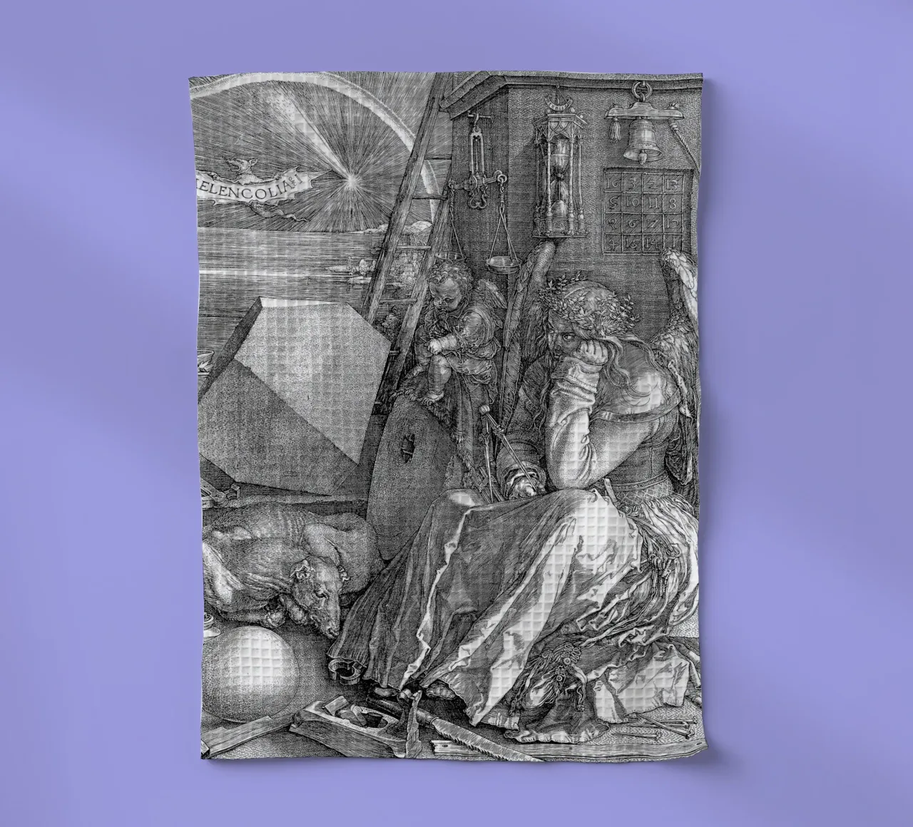 Albrecht Dürer - Melancholia canovaccio da cucina da Timeless Artworks