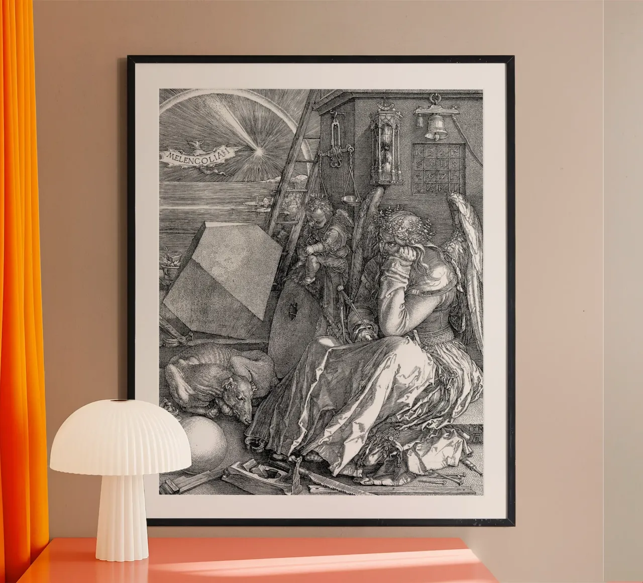 Albrecht Dürer - Melancholia poster da Timeless Artworks