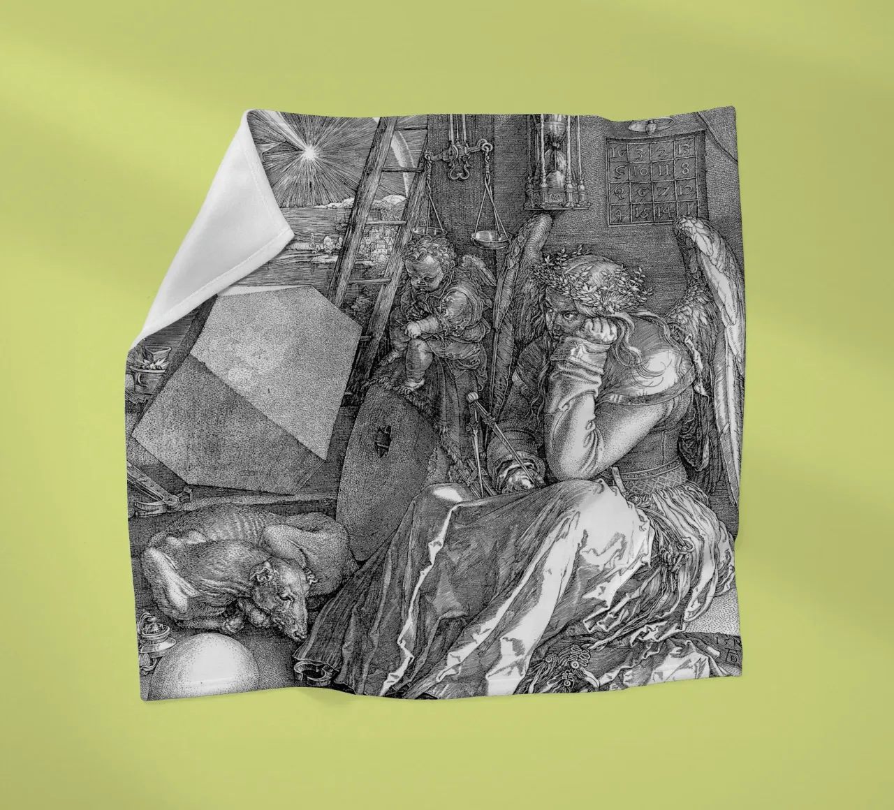 Albrecht Dürer - Melancholia coperta in pile da Timeless Artworks