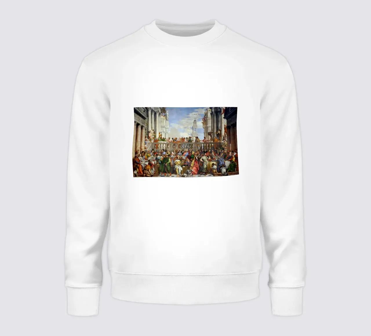 Veronese (Paolo Caliari) Le nozze di Cana felpa da Timeless Artworks