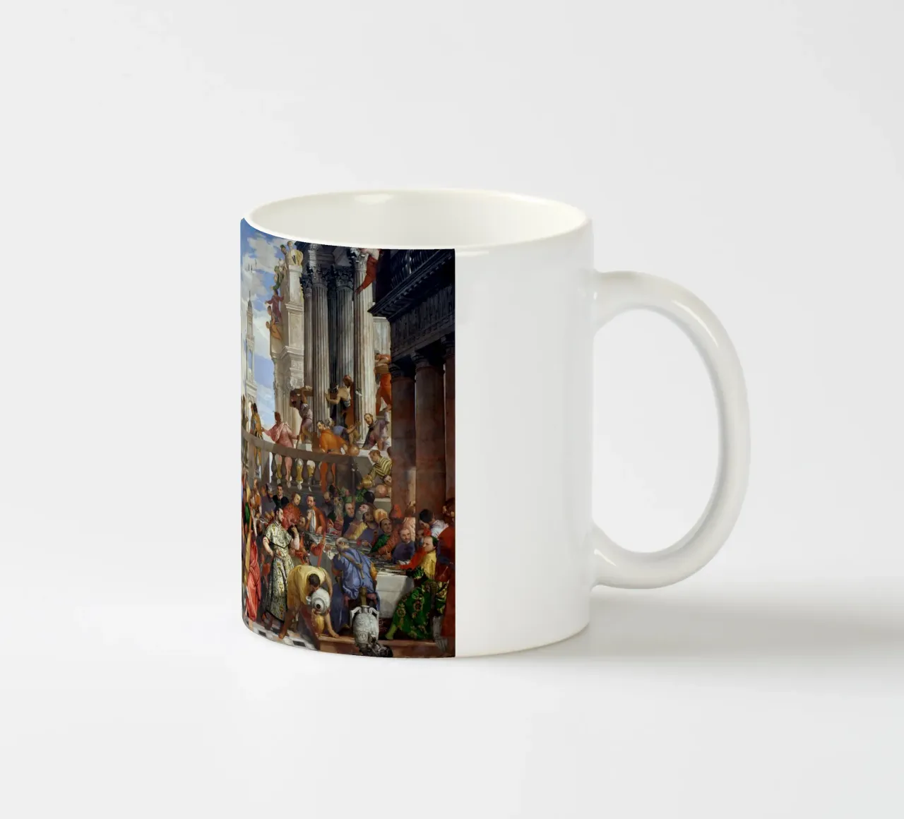 Veronese (Paolo Caliari) Le nozze di Cana tazza in ceramica da Timeless Artworks