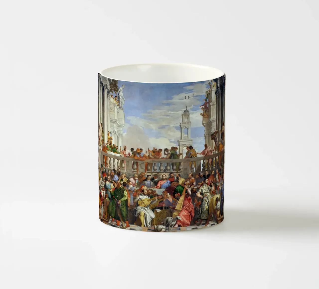 Veronese (Paolo Caliari) Le nozze di Cana tazza in ceramica da Timeless Artworks