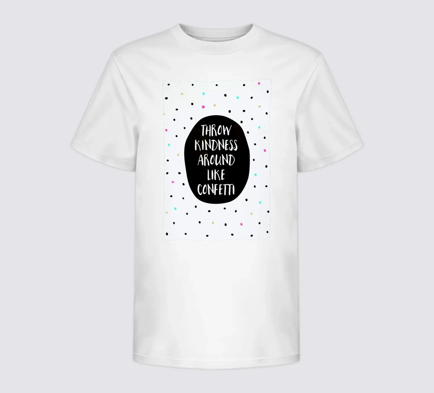 Throw Kindness kinder t-shirt van Elisabeth Fredriksson