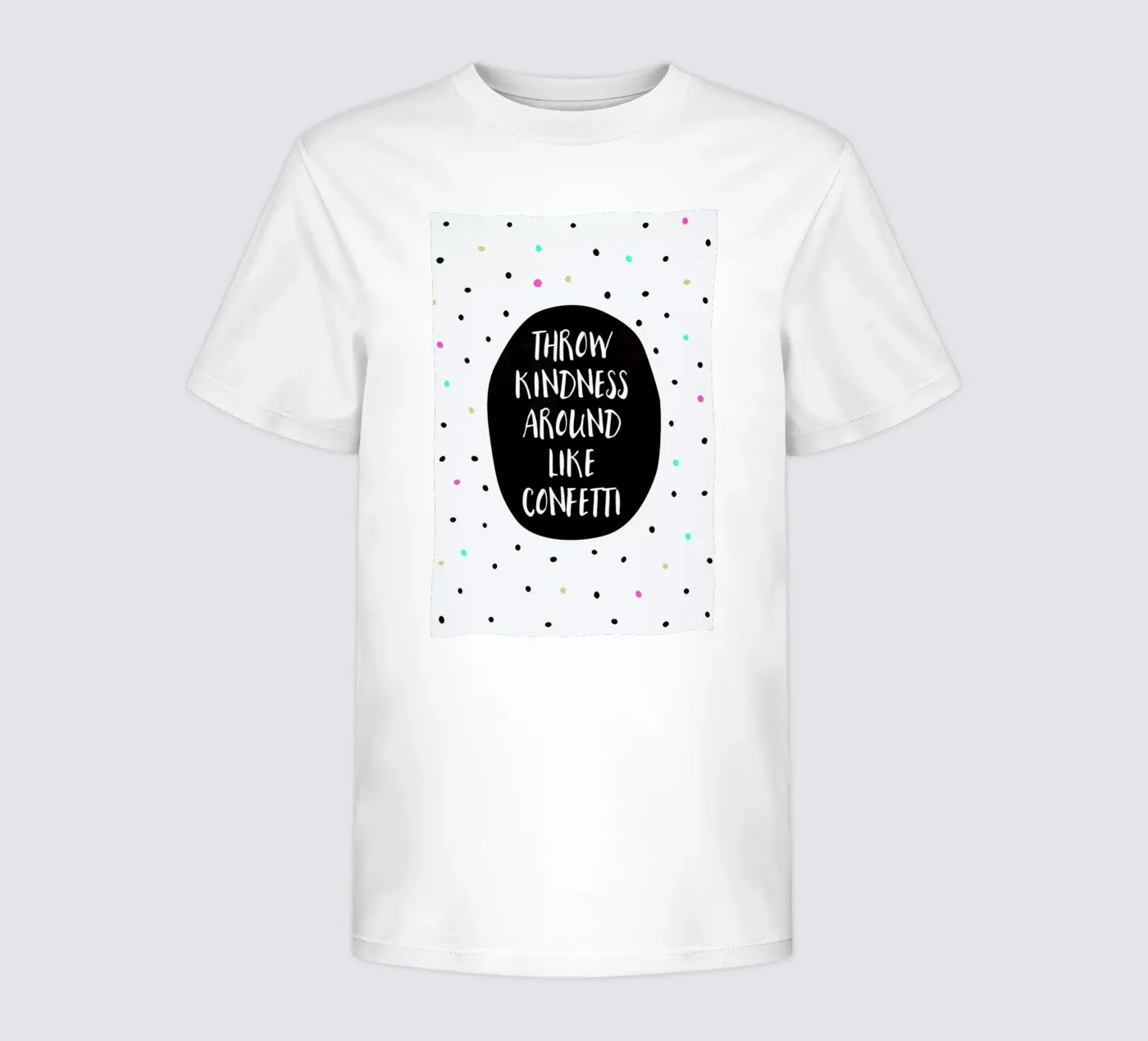 Throw Kindness kinder t-shirt van Elisabeth Fredriksson