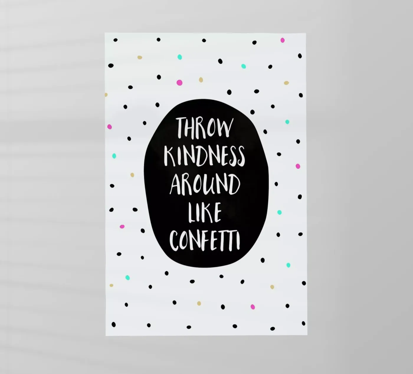 Throw Kindness pellicola backlit da Elisabeth Fredriksson