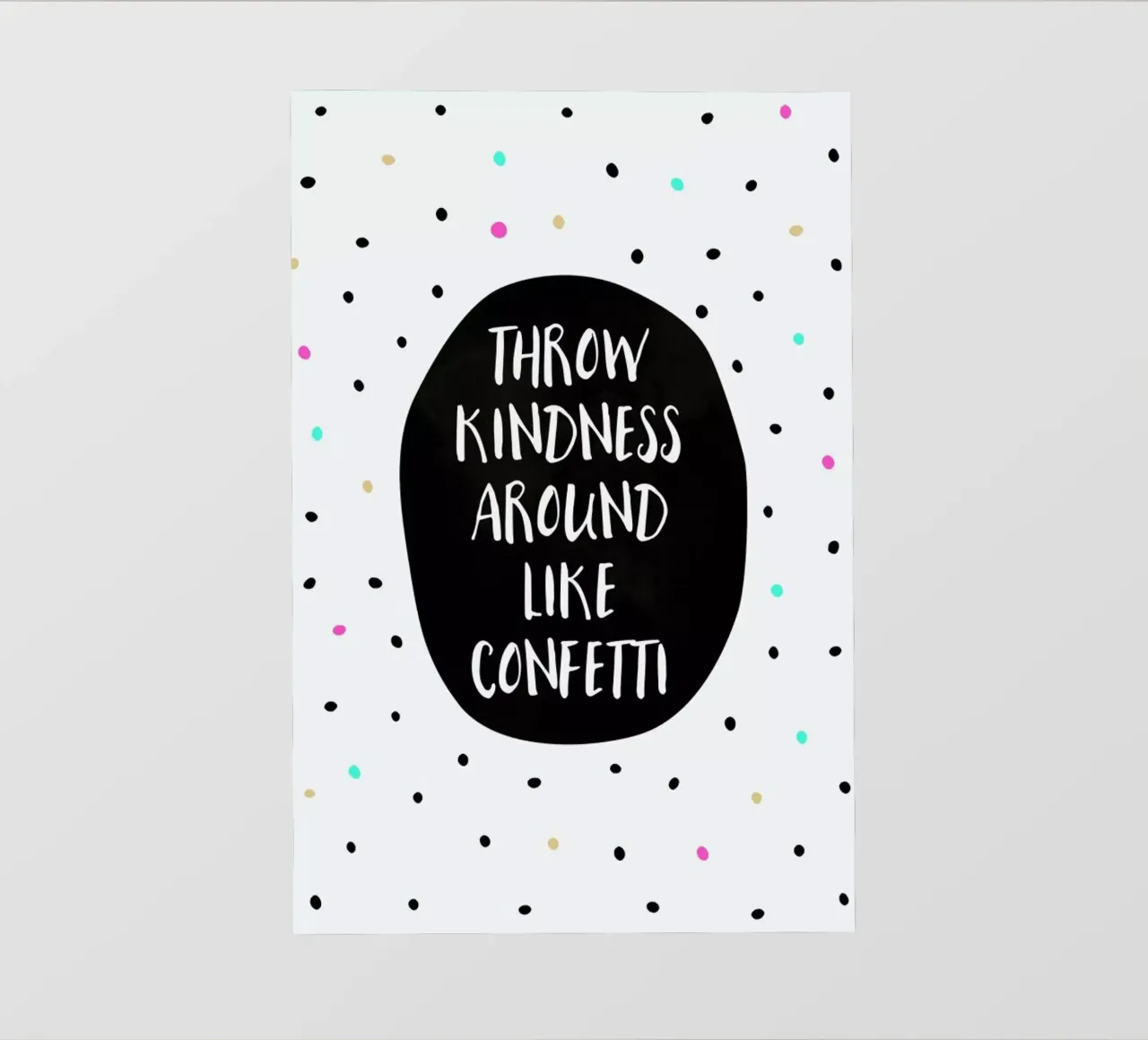 Throw Kindness pellicola backlit da Elisabeth Fredriksson