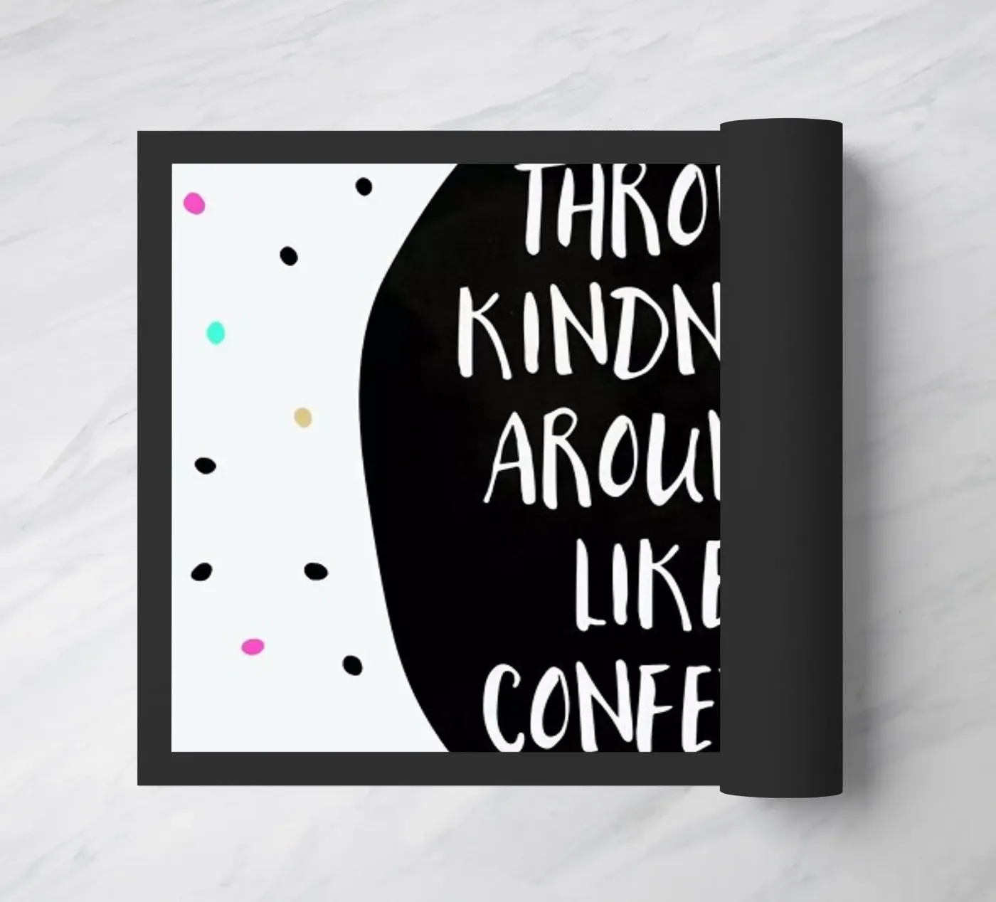 Throw Kindness doormat by Elisabeth Fredriksson