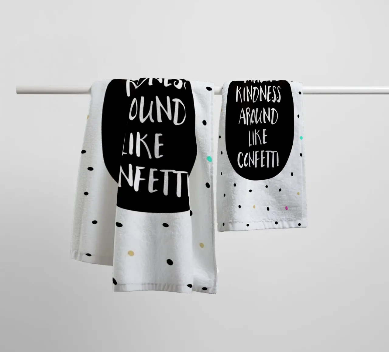 Throw Kindness towel by Elisabeth Fredriksson