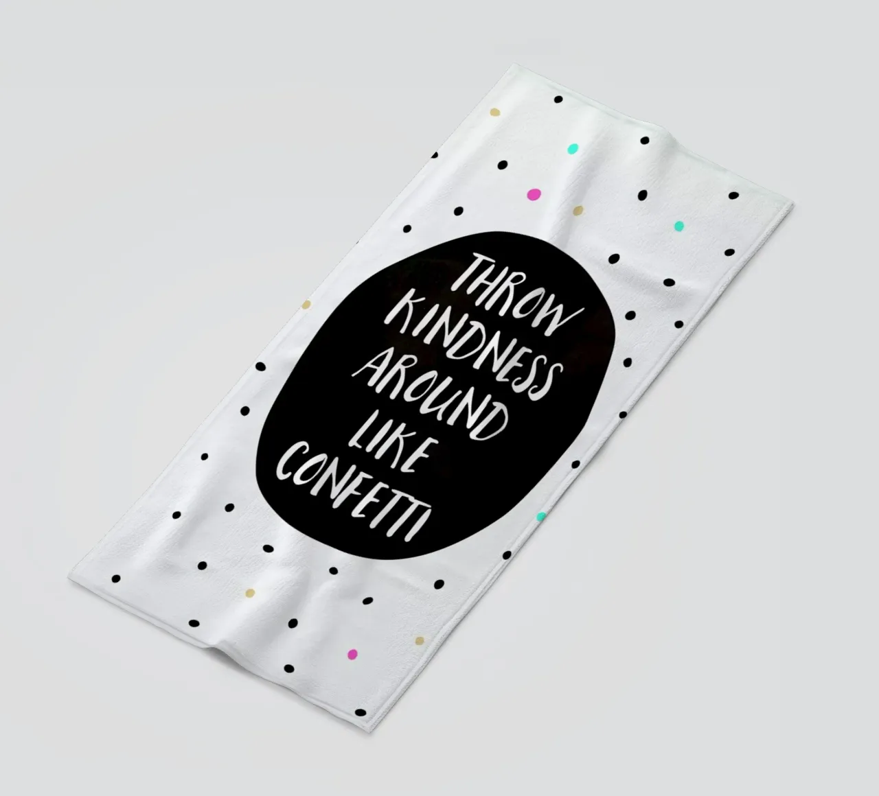 Throw Kindness telo mare da Elisabeth Fredriksson