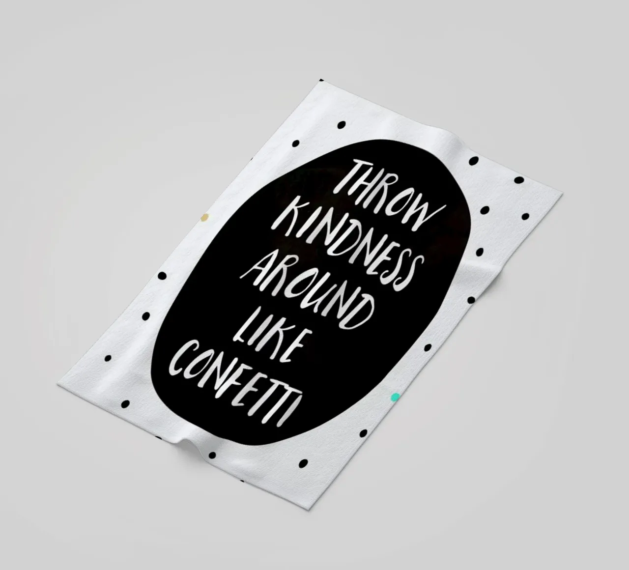 Throw Kindness telo mare da Elisabeth Fredriksson