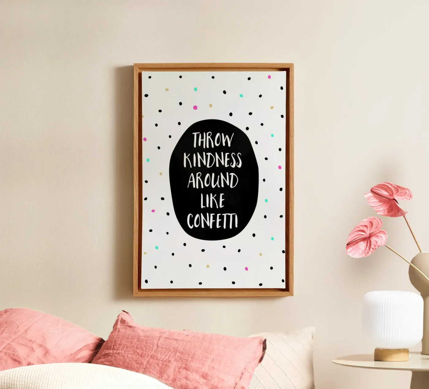 Throw Kindness tela da Elisabeth Fredriksson