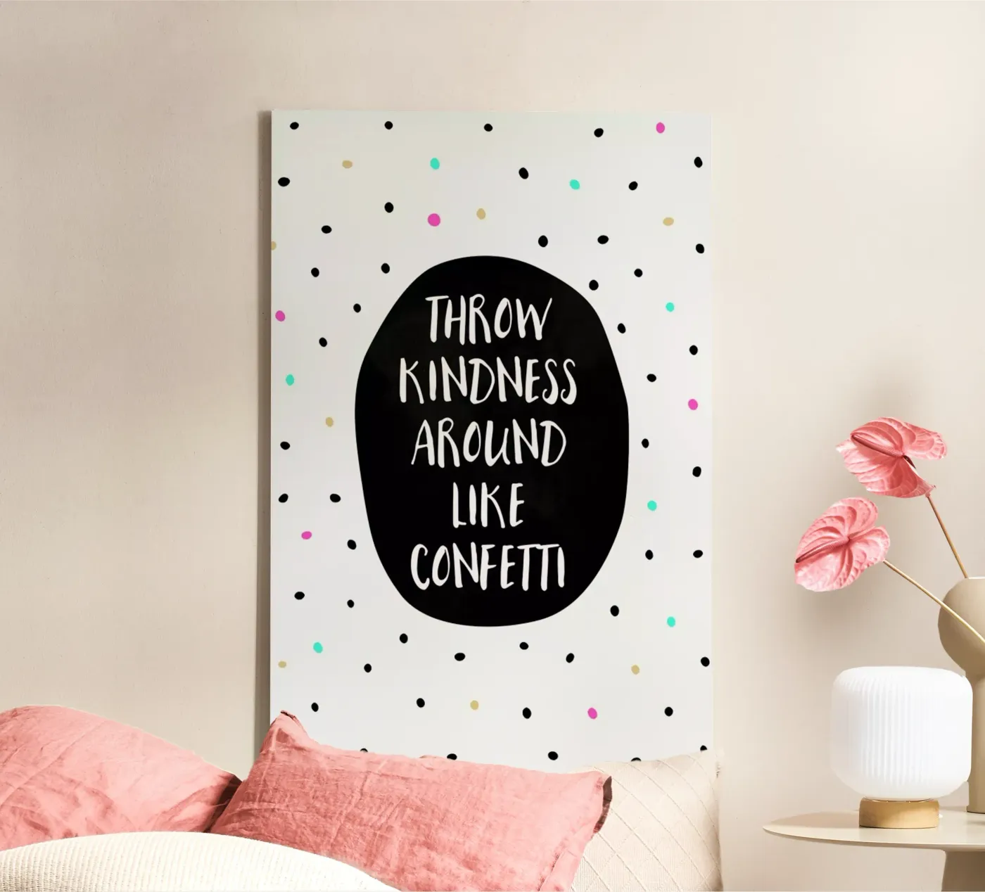 Throw Kindness tela da Elisabeth Fredriksson