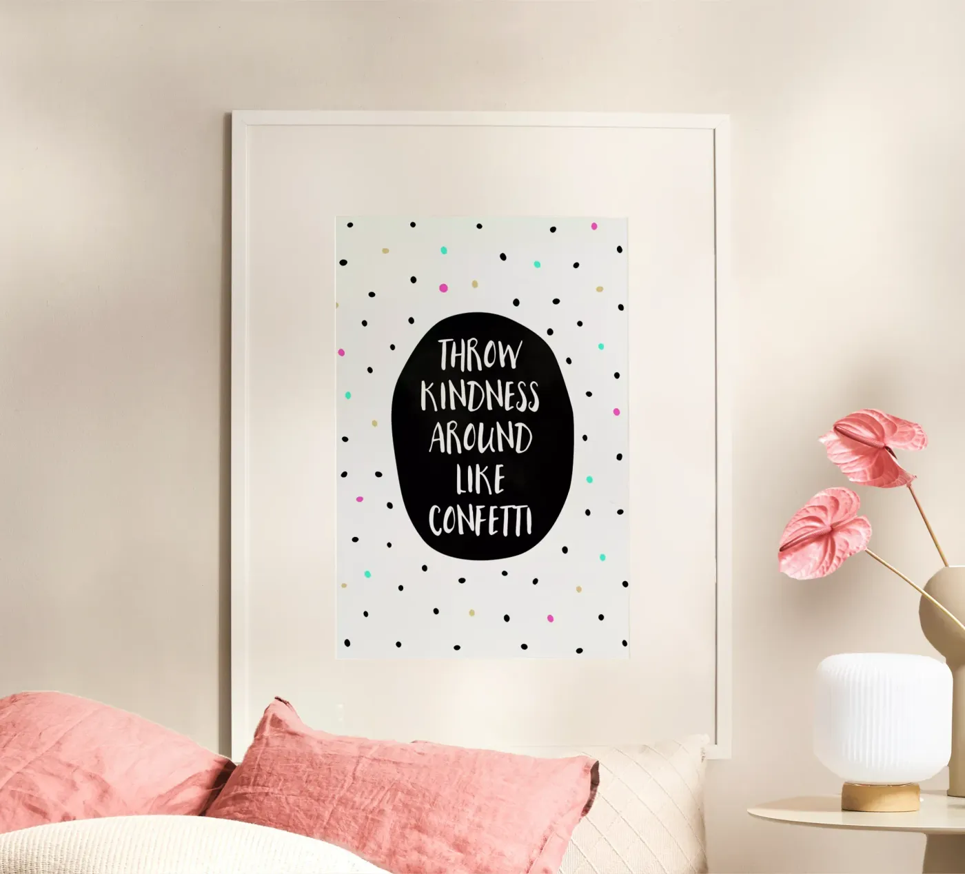 Throw Kindness poster da Elisabeth Fredriksson