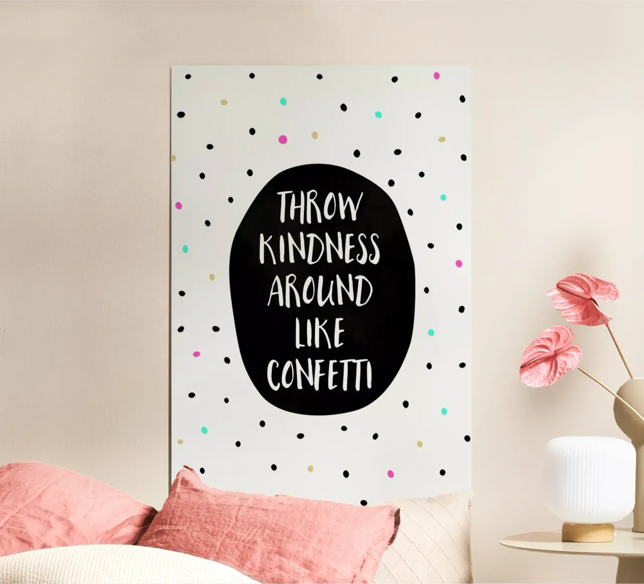 Throw Kindness poster da Elisabeth Fredriksson