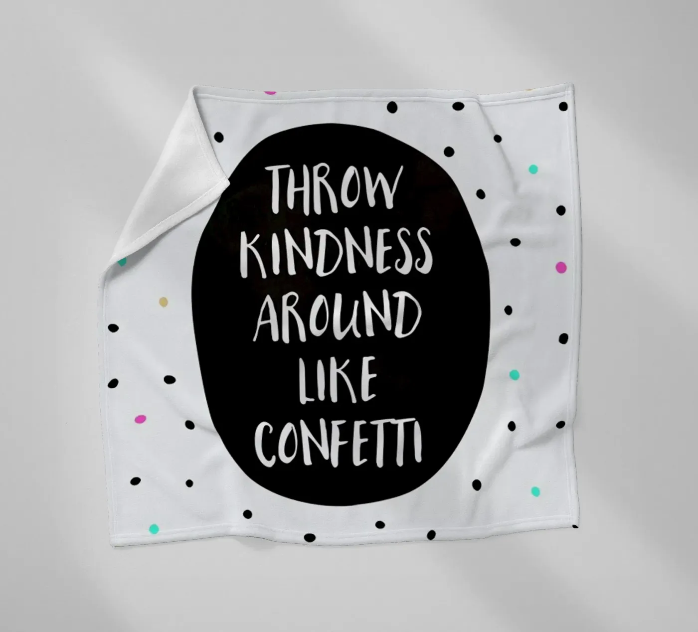 Throw Kindness fleecedeken van Elisabeth Fredriksson